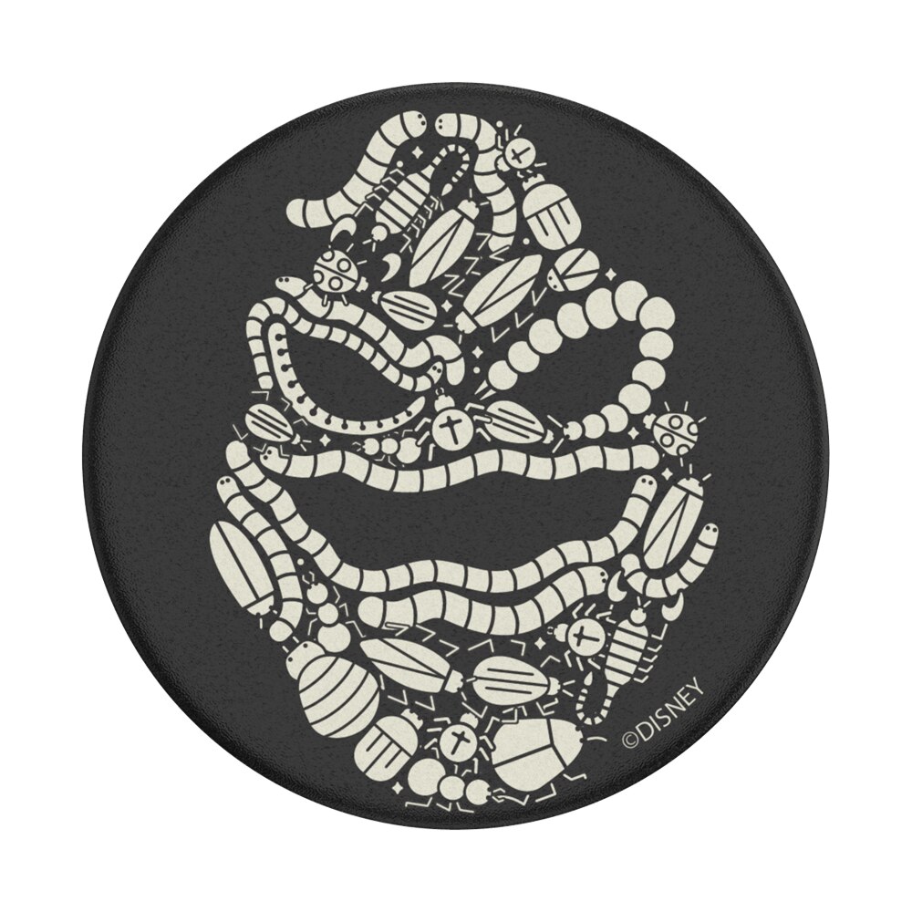 Suport universal de telefon si tableta PopSockets® ,accesoriu fosforescent PopGrip Disney Oogie Boogie