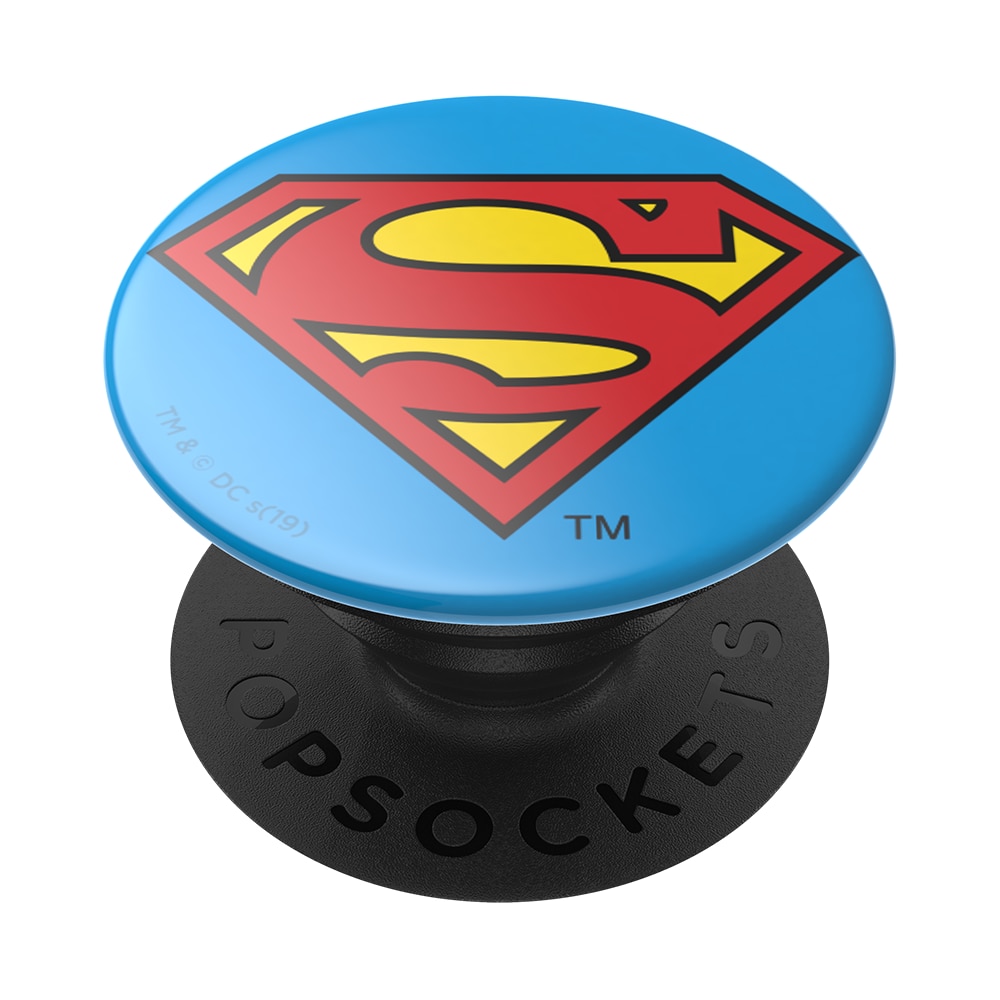 Suport universal de telefon si tableta PopSockets® ,accesoriu PopGrip Justice League Superman