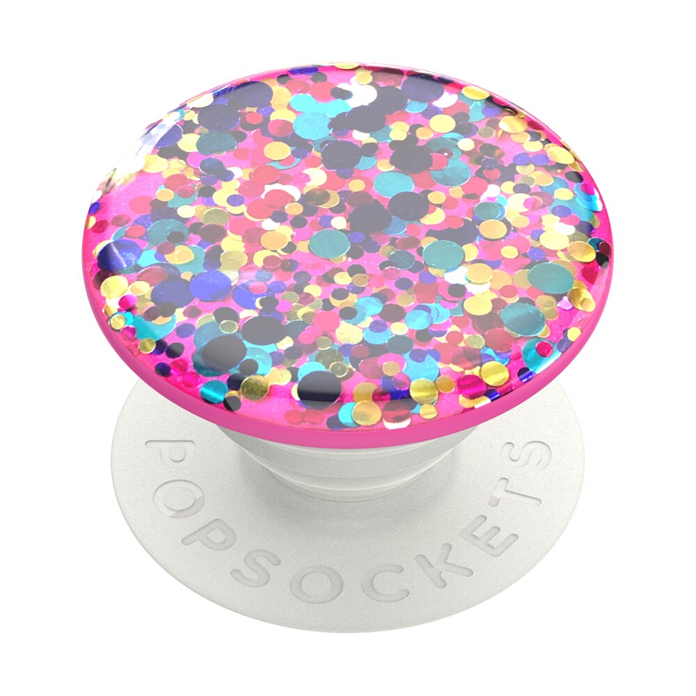 Suport universal de telefon si tableta PopSockets® ,accesoriu PopGrip Only Confetti Party