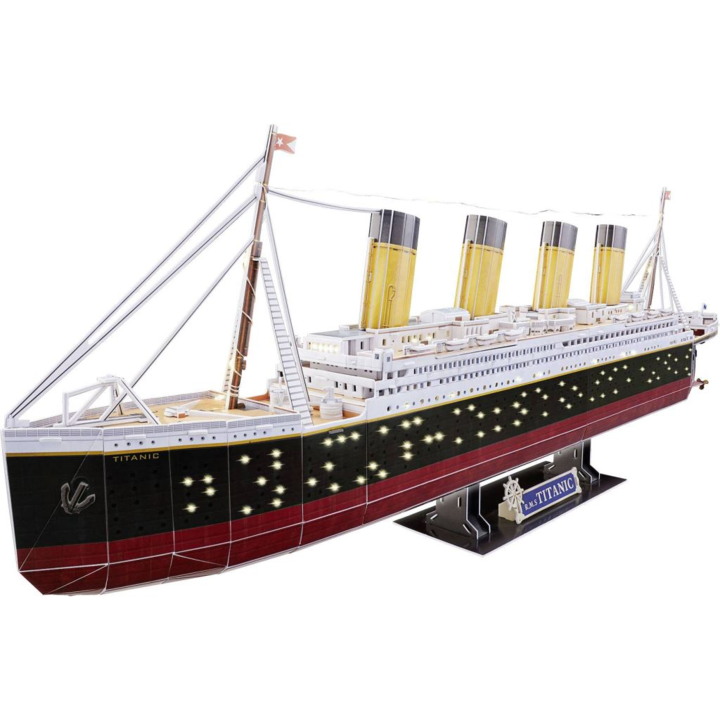 Пъзел Revell RMS Титаник с лед светлини, 3D