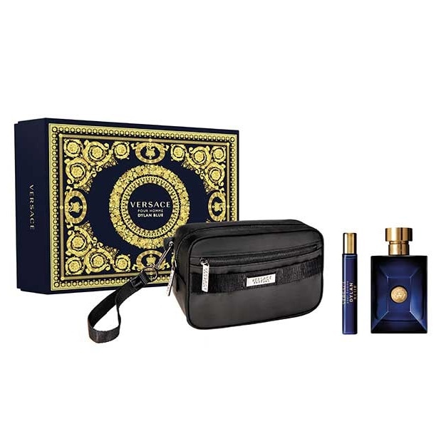 Set Versace Dylan Blue pour Homme Apa de Toaleta 100 ml, Apa de Toaleta 10 ml si Geanta