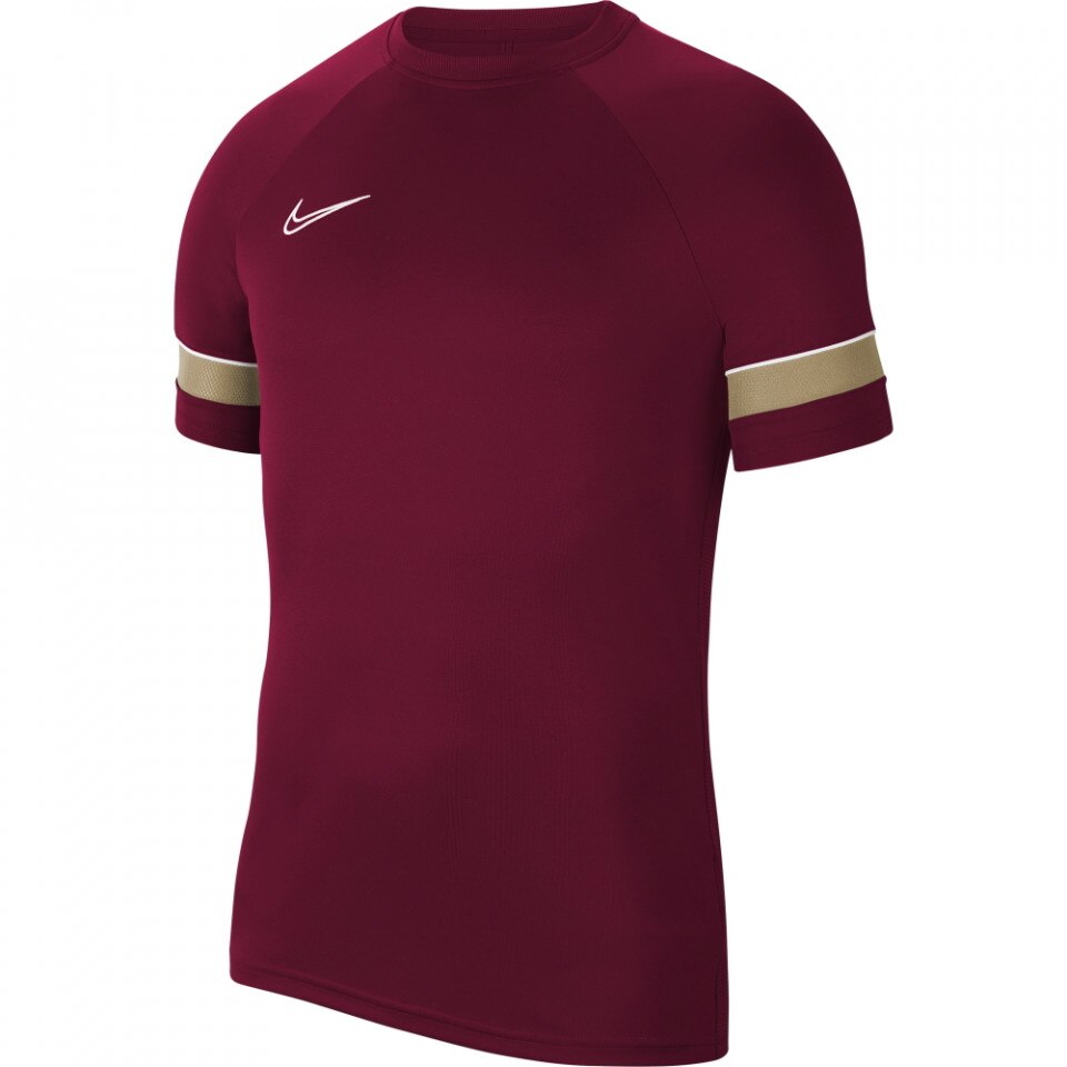 Tricou Nike Dri-FIT Academy 21 pentru copii, Visiniu, 158-170 CM