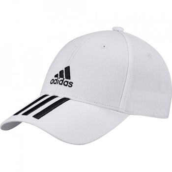 Sapca Adidas Baseball 3 Stripes, alb, marime universala Sapca Adidas Baseball 3 Stripes, alb, marime universala