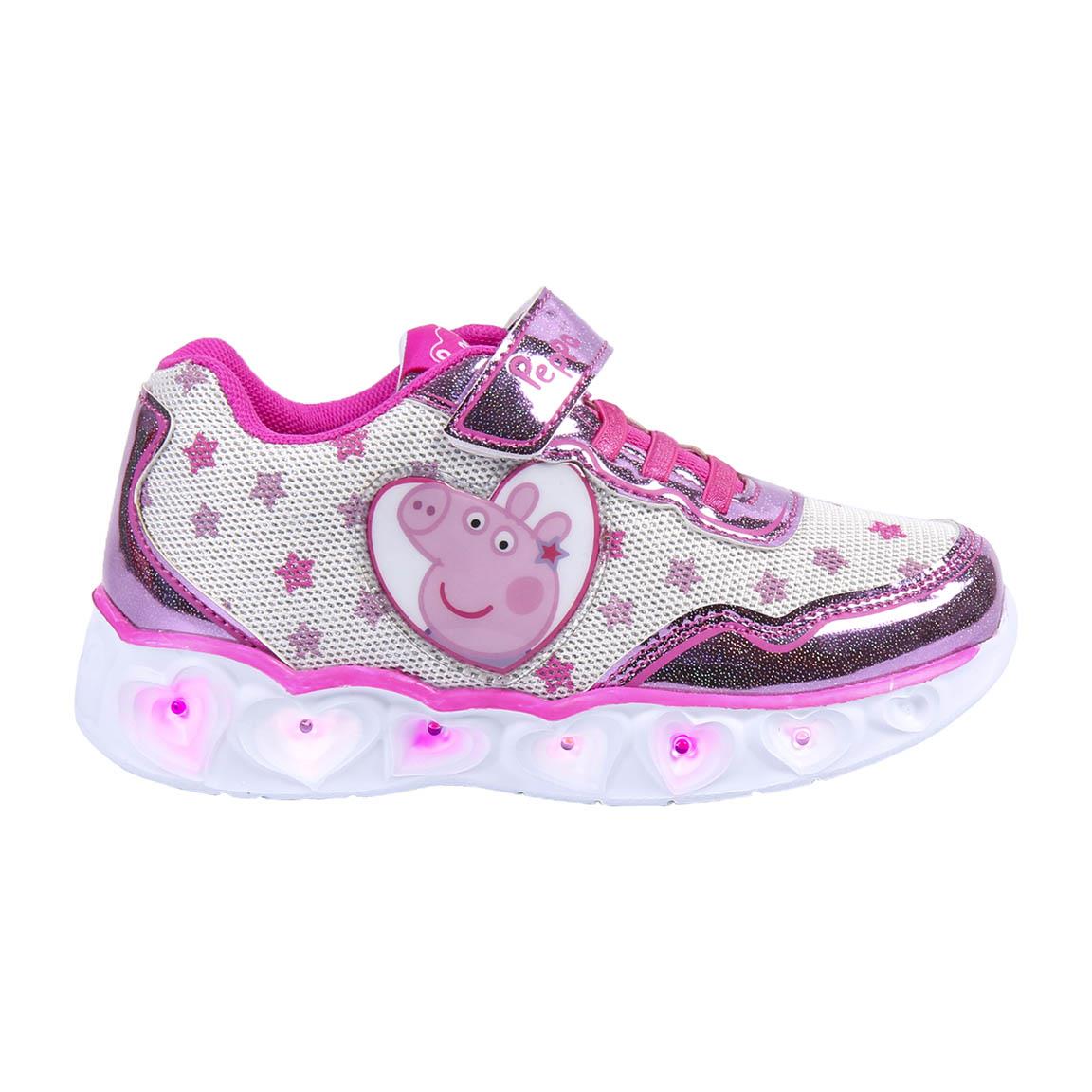 Pantofi sport cu luminite Peppa Pig, Roz,model 2300004991