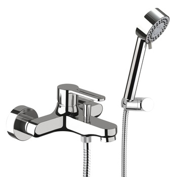 Baterie cada si dus DANIEL RUBINETTERIE SMART monocomanda, finisaj cromat. Produs in Italia Baterie cada si dus DANIEL RUBINETTERIE SMART monocomanda, finisaj cromat. Produs in Italia