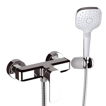 Baterie dus DANIEL RUBINETTERIE TIARA monocomanda, finisaj cromat. Produs in Italia Baterie dus DANIEL RUBINETTERIE TIARA monocomanda, finisaj cromat. Produs in Italia