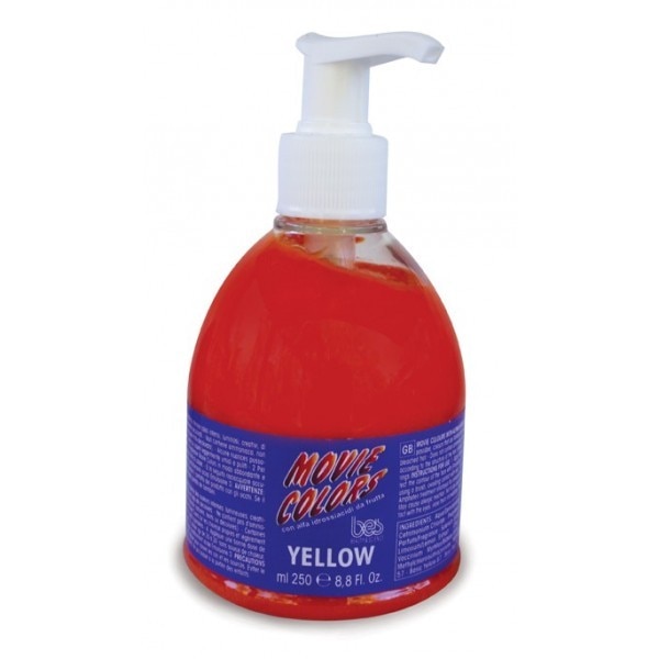 Vopsea Cosmetica „MOVIE COLORS” - Yellow/Galben, 130 ml, Bes