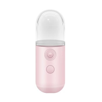 Spray Hidratare Faciala Nano eOptima® W-718B, Igienizare, Abur Rece, Hidratare, Ionic, 30 ml, Port USB, Roz Spray Hidratare Faciala Nano eOptima® W-718B, Igienizare, Abur Rece, Hidratare, Ionic, 30 ml, Port USB, Roz