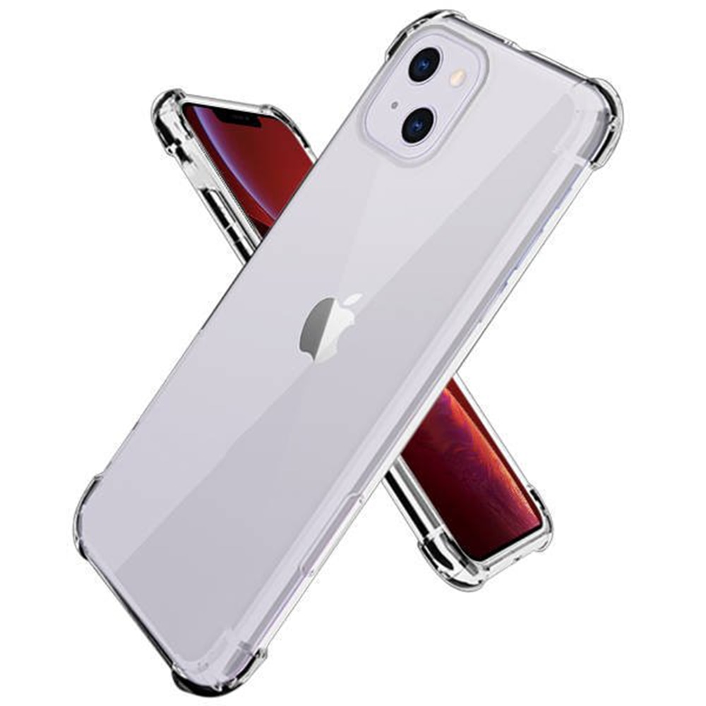 Husa compatibila cu iPhone 13 Pro, Protectie antisoc (Shockproof), Silicon Ultra Slim High Tech, Crystal Clear