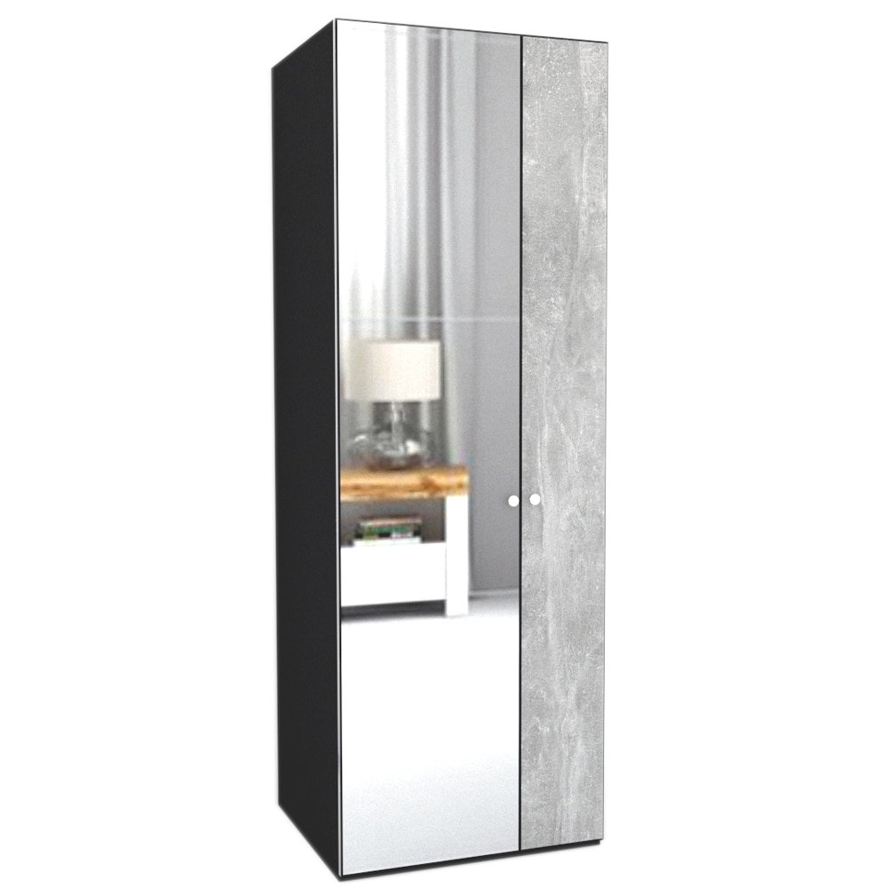 Dulap Genarom LEX A, Decor 4298 / Oglinda, 75 x 218 x 66 cm