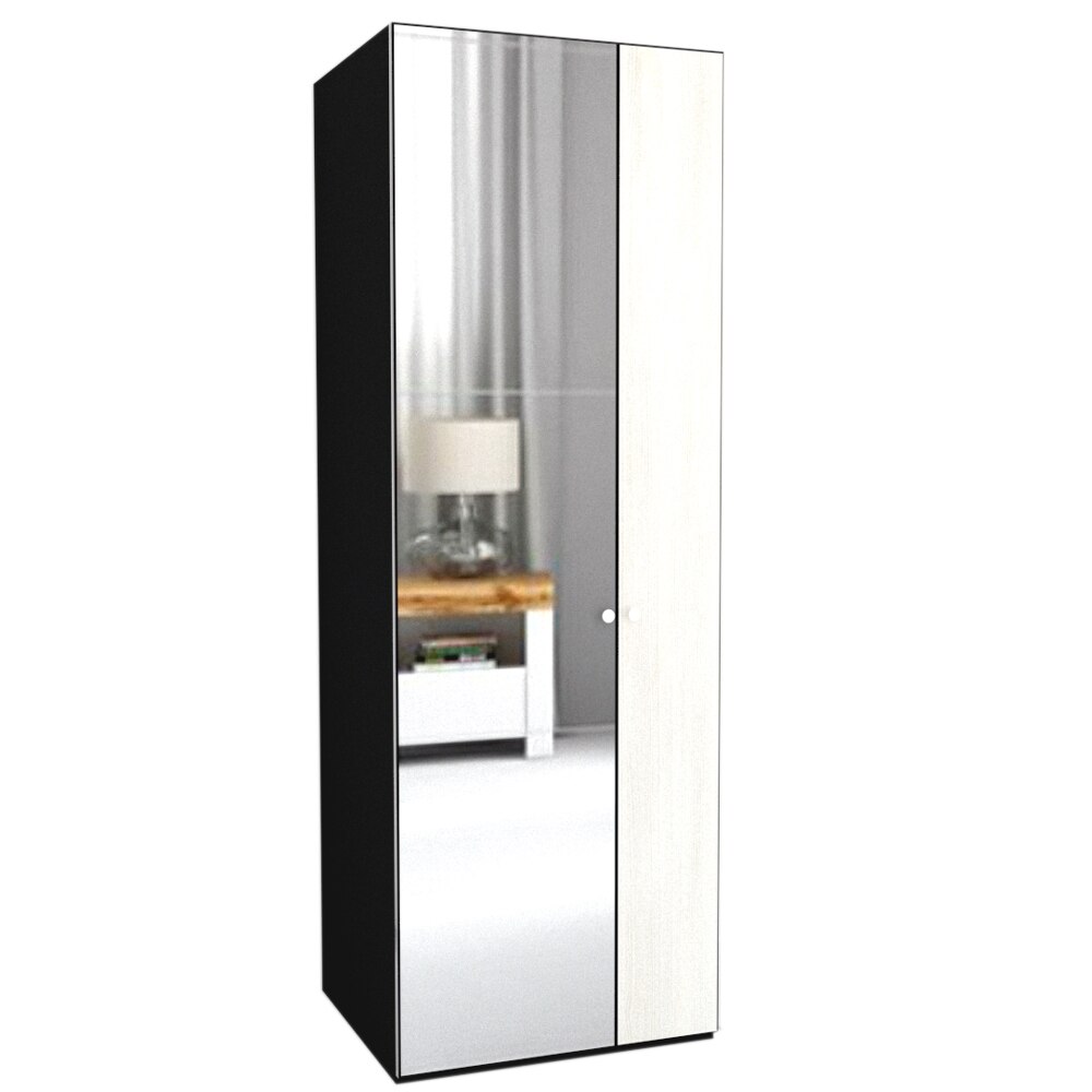 Dulap Genarom LEX B, Decor 8508 / Oglinda, 75 x 218 x 66 cm