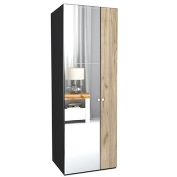 Dulap Genarom LEX A, Decor K002 / Oglinda, 75 x 218 x 66 cm Dulap Genarom LEX A, Decor K002 / Oglinda, 75 x 218 x 66 cm
