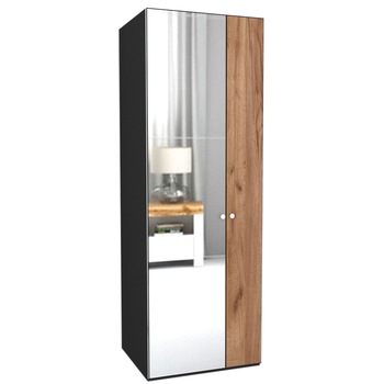 Dulap Genarom LEX B, Decor K004 / Oglinda, 75 x 218 x 66 cm Dulap Genarom LEX B, Decor K004 / Oglinda, 75 x 218 x 66 cm