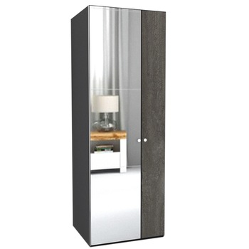 Dulap Genarom LEX D, Decor K352, Oglinda, 75 x 240 x 66 cm Dulap Genarom LEX D, Decor K352, Oglinda, 75 x 240 x 66 cm