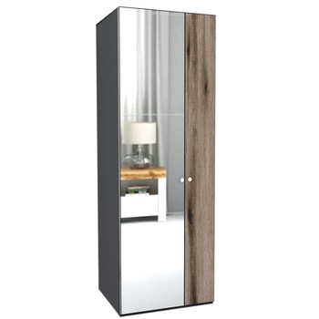 Dulap Genarom LEX A, Decor K366 / Oglinda, 75 x 218 x 66 cm Dulap Genarom LEX A, Decor K366 / Oglinda, 75 x 218 x 66 cm