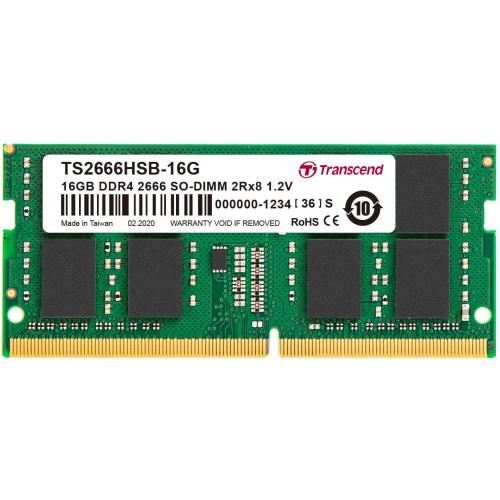 Memorie SO-DIMM, Transcend, TS2666HSB, 16 GB, DDR4-2666Mhz, CL19