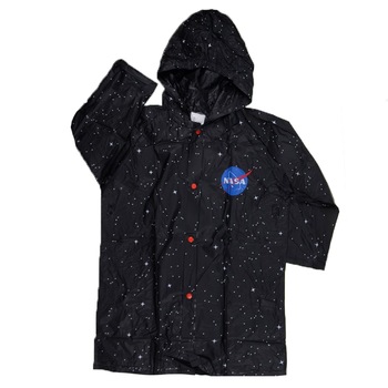 Pelerina de ploaie pentru copii E Plus M Nasa PPW-3, Negru Pelerina de ploaie pentru copii E Plus M Nasa PPW-3, Negru