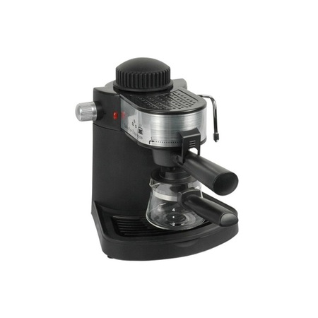 Еспресо машина Hausberg HB 3715, 3.5 bar, 650 W, Ръчна капучино система, Черен