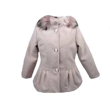 Palton pentru fete Tylkomet SPG-5-152, Roz 66353 Palton pentru fete Tylkomet SPG-5-152, Roz 66353