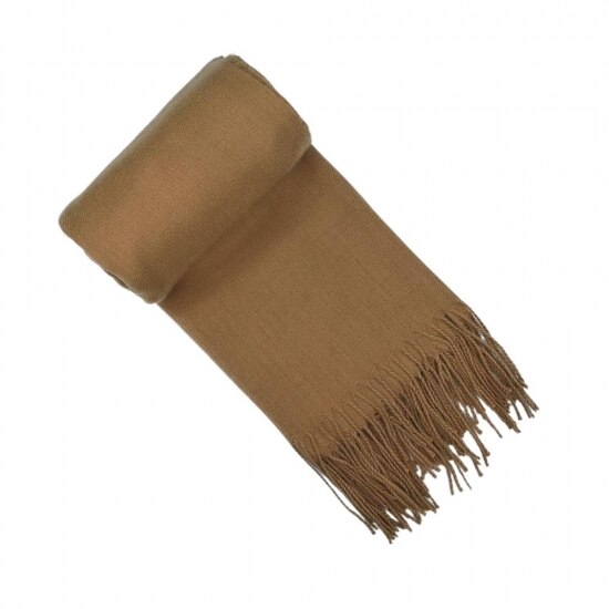 Fular elegant, Onore, casmir, maro, uni, 202 x 71 cm