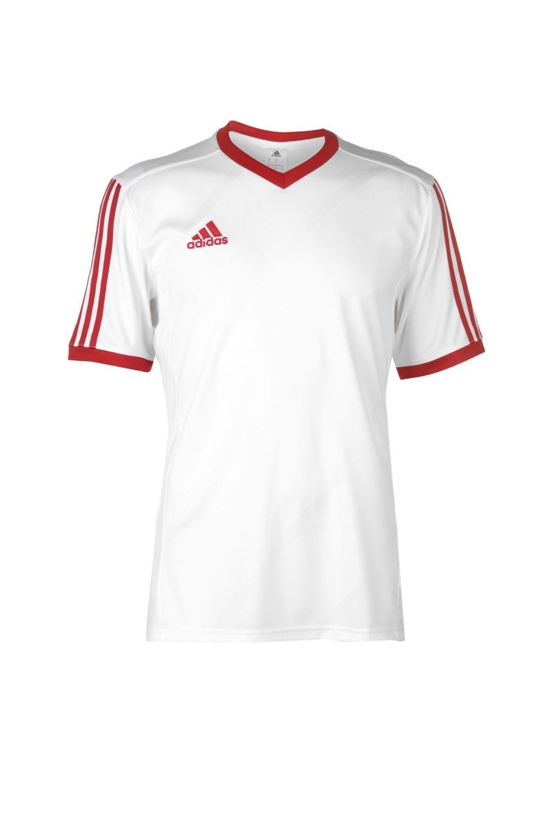 Tricou barbati Adidas Tabe, Alb/Rosu, L