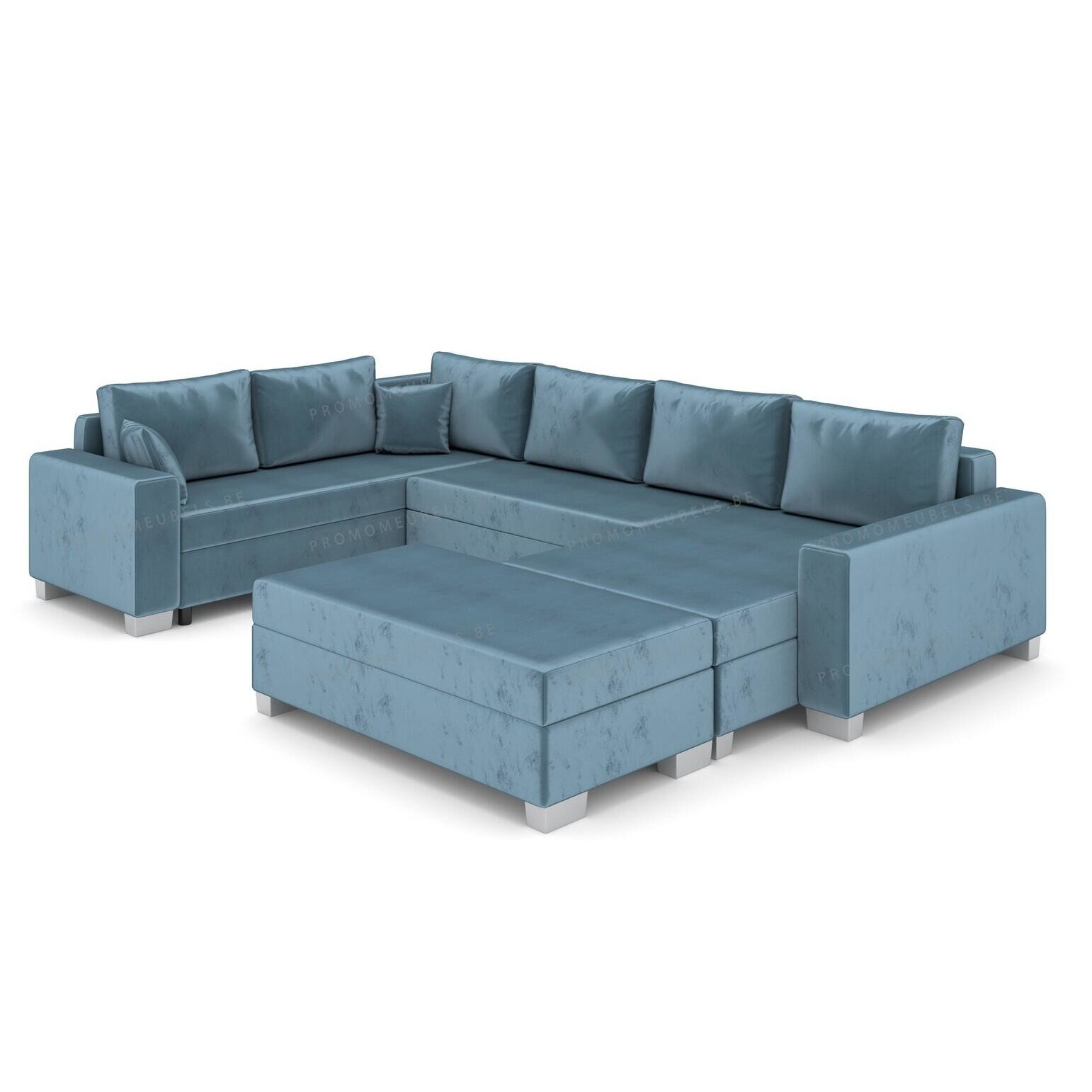 Coltar Mondo , 220x325x80 cm, Albastru