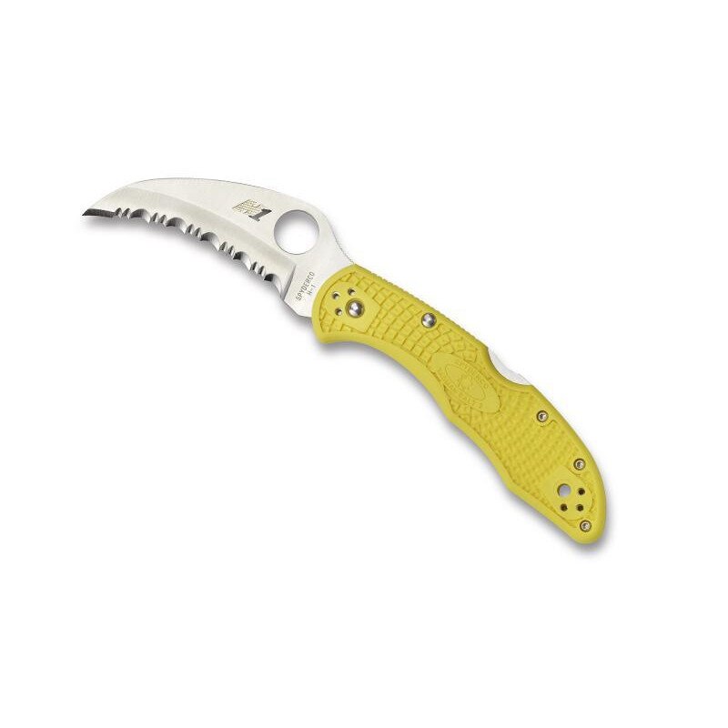 Briceag, Spyderco, Tasman Salt 2, Galben