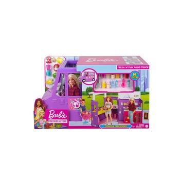 Set Rulota cu mancare Barbie si 30 de accesorii Set Rulota cu mancare Barbie si 30 de accesorii
