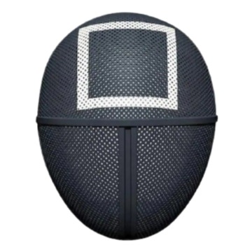 Masca Squid Game, Forma patrata, 28 X 20 CM, Negru Masca Squid Game, Forma patrata, 28 X 20 CM, Negru