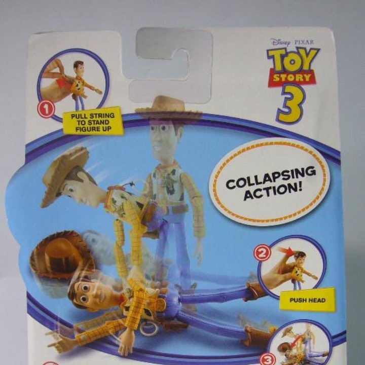 Jucarie Toy Story 3 Deluxe Action Figure Woody Collapsing Cowboy