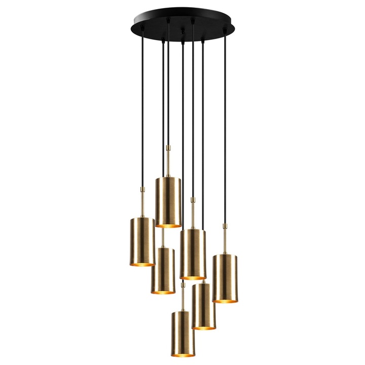 Lampa suspendata, SELSEY POLSKA, Daffnia, cascada x7, 43x40-120x43 cm