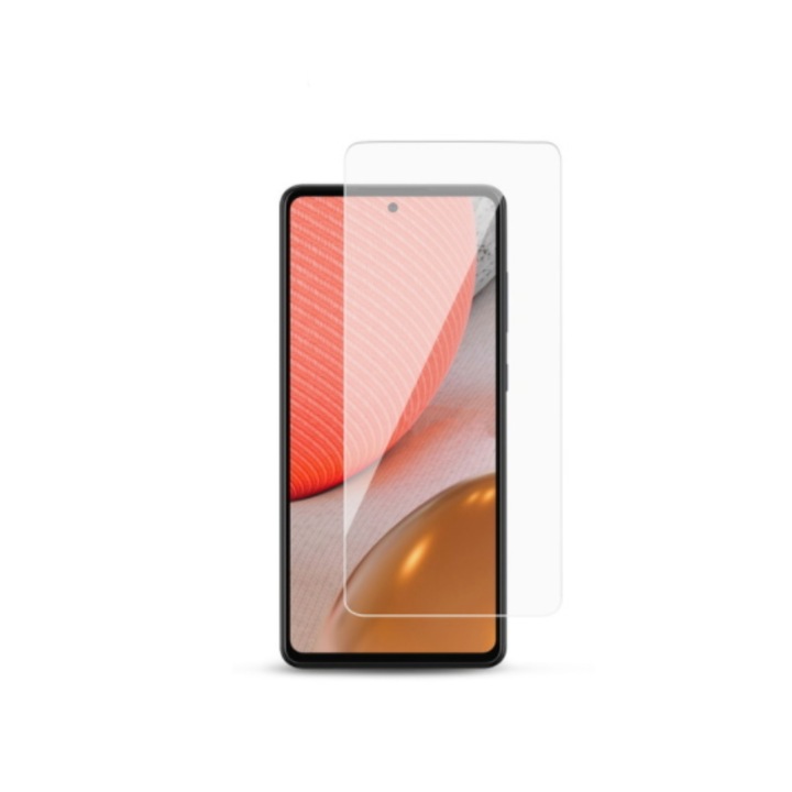 Protector de sticla pentru Samsung Galaxy A72, Ecran, Transparent