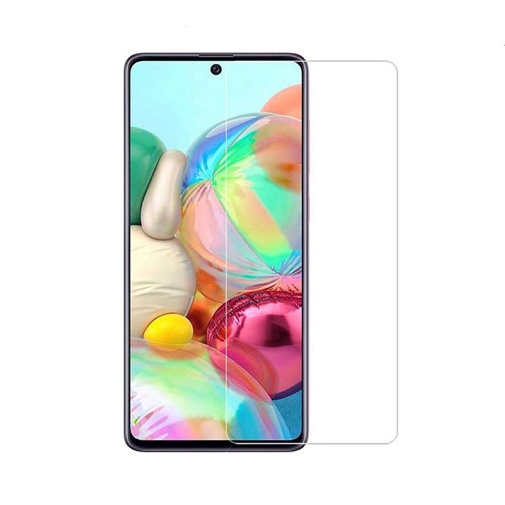 Képernyővédő fólia Samsung Galaxy A71 5G telefonhoz, átlátszó