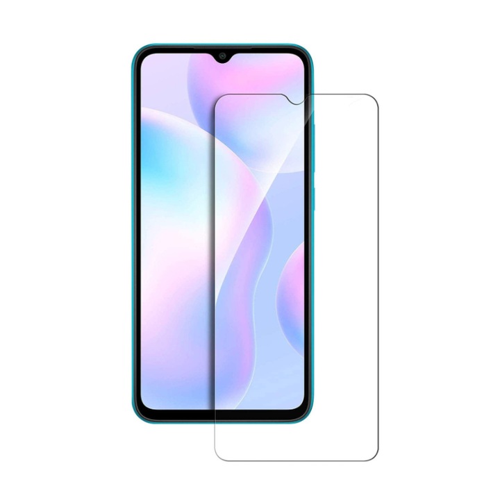 Xiaomi Redmi 9AT képernyővédő fólia, edzett üveg, átlátszó
