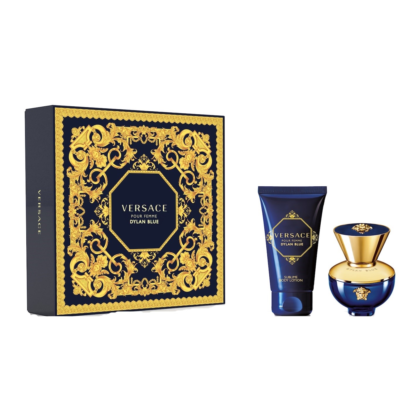 Set Versace Dylan Blue pour Femme Apa de Toaleta 30 ml, Gel de dus 50 ml