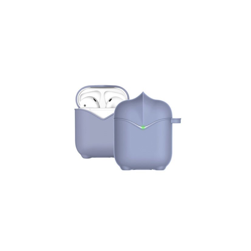 Husa pentru casti Apple AirPods, model Knight, Mov