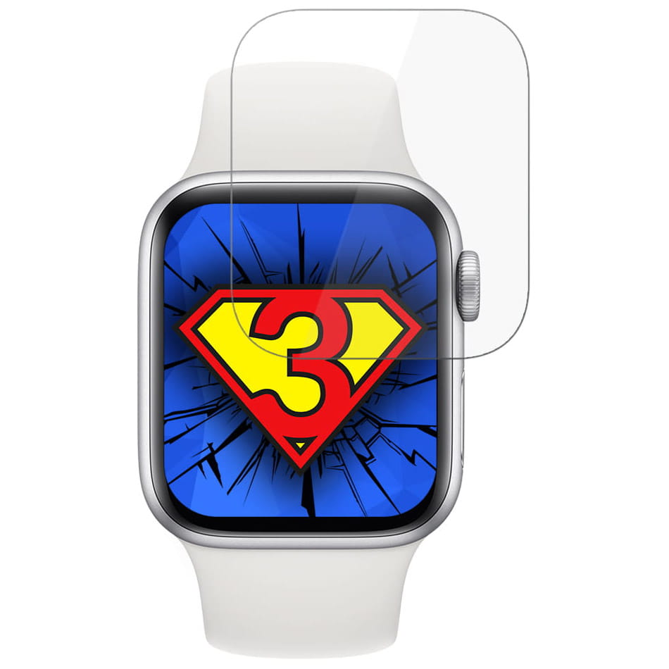 Folie de sticla, protectie ceas 3mk Apple Watch SE / 6/5/4 40mm, 3 buc.