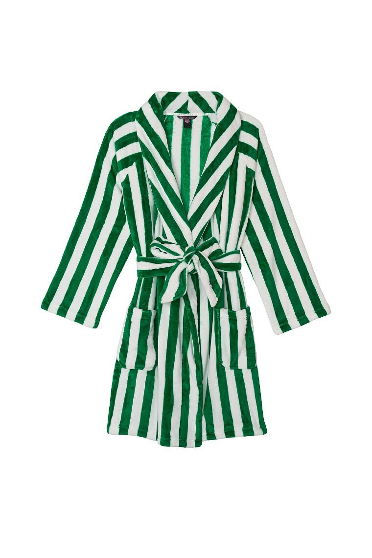 Halat, Victoria's Secret, Logo Short Cozy, Verde/Alb