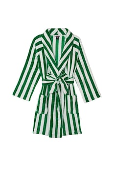 Halat, Victoria's Secret, Logo Short Cozy, Verde/Alb Halat, Victoria's Secret, Logo Short Cozy, Verde/Alb