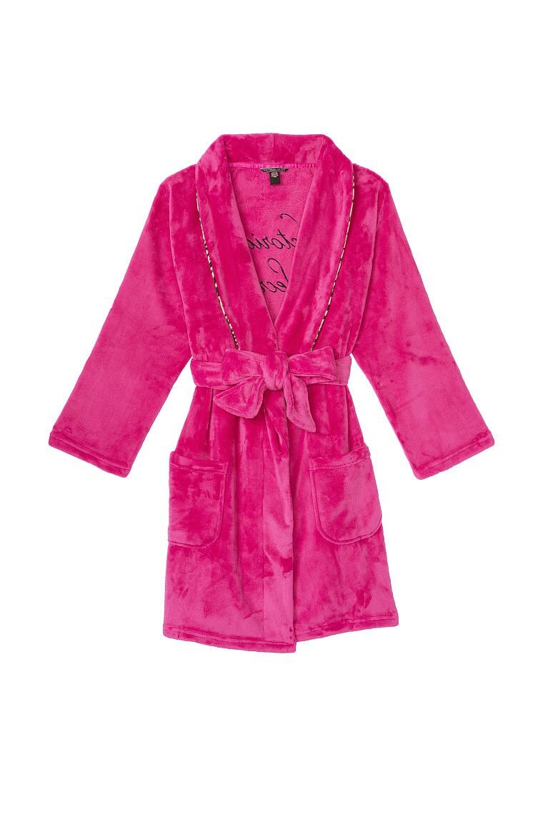 Halat, Victoria's Secret, Logo Short Cozy, Fluo Pink, Roz