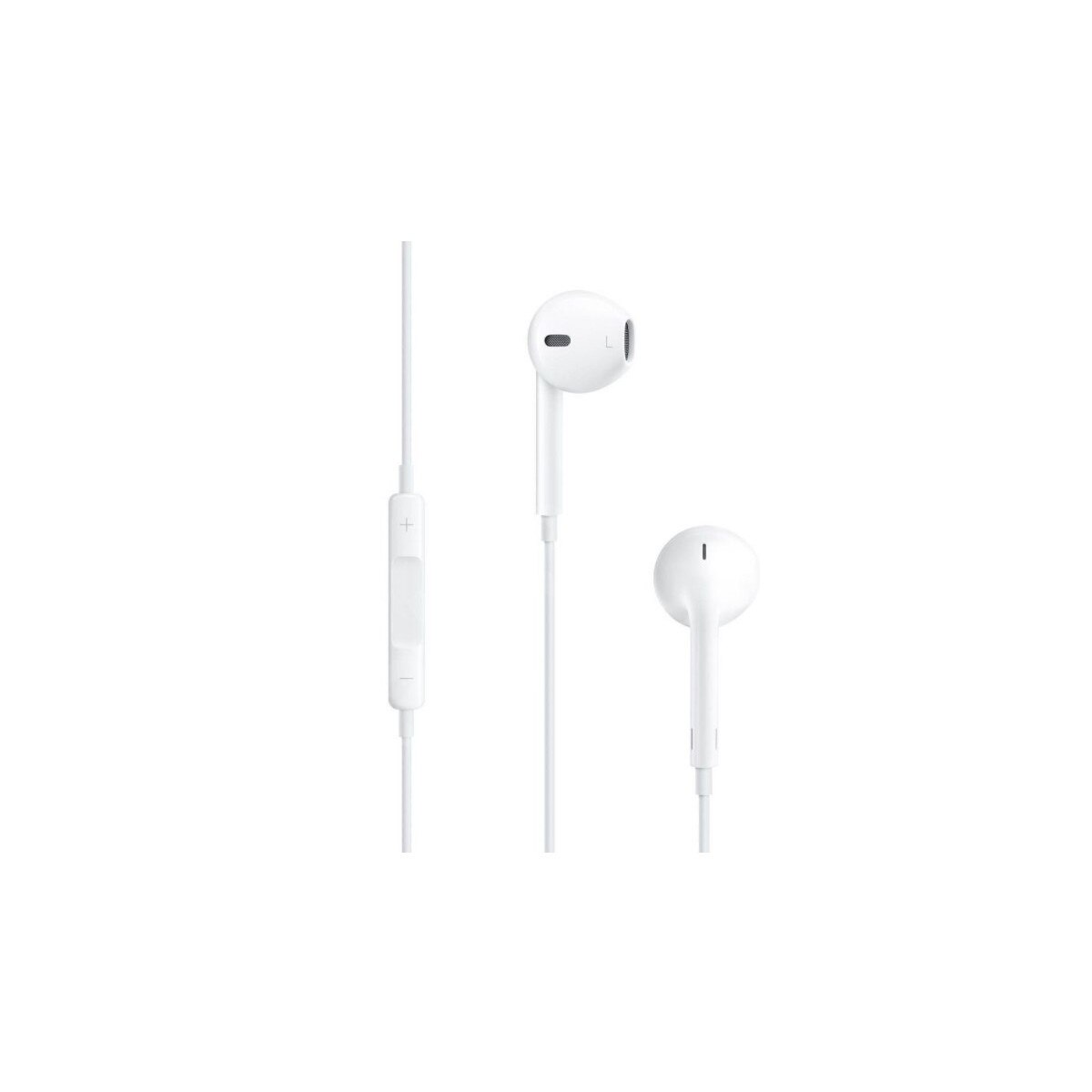 Casti cu microfon, pentru iPhone, conector Jack, Alb