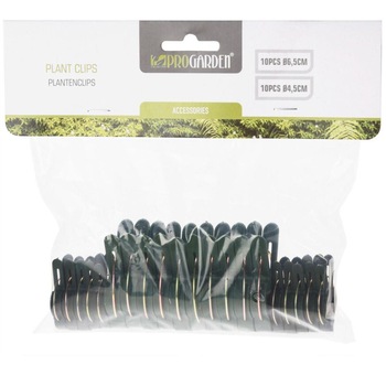 Cleme plante, Progarden, Plastic, 20 bucati, 4.5x6.5 cm, Verde Cleme plante, Progarden, Plastic, 20 bucati, 4.5x6.5 cm, Verde