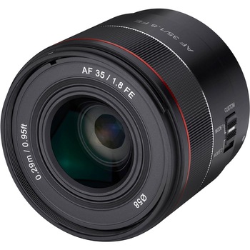 Obiectiv foto Samyang AF 35mm F1.8 pentru Sony EF, Black Obiectiv foto Samyang AF 35mm F1.8 pentru Sony EF, Black