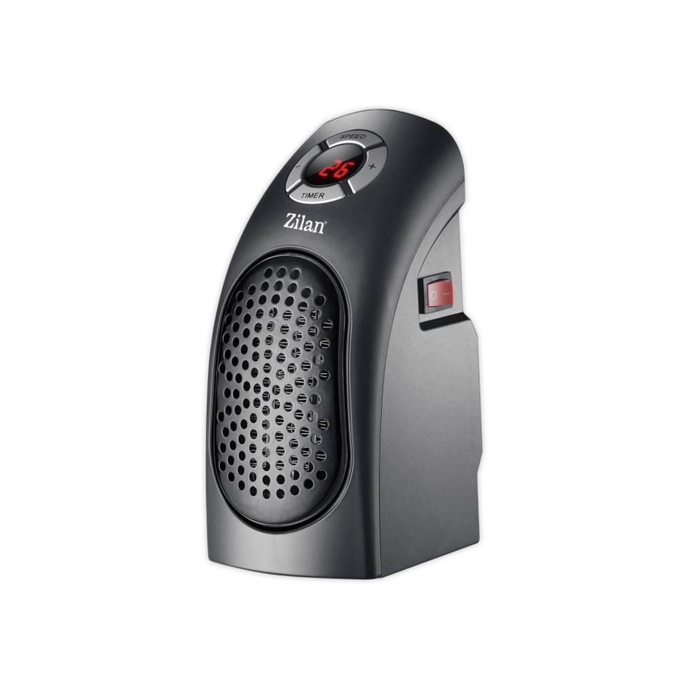 Aeroterma ceramica Zilan ZLN2281 Negru, ecran LCD, 400W, compact