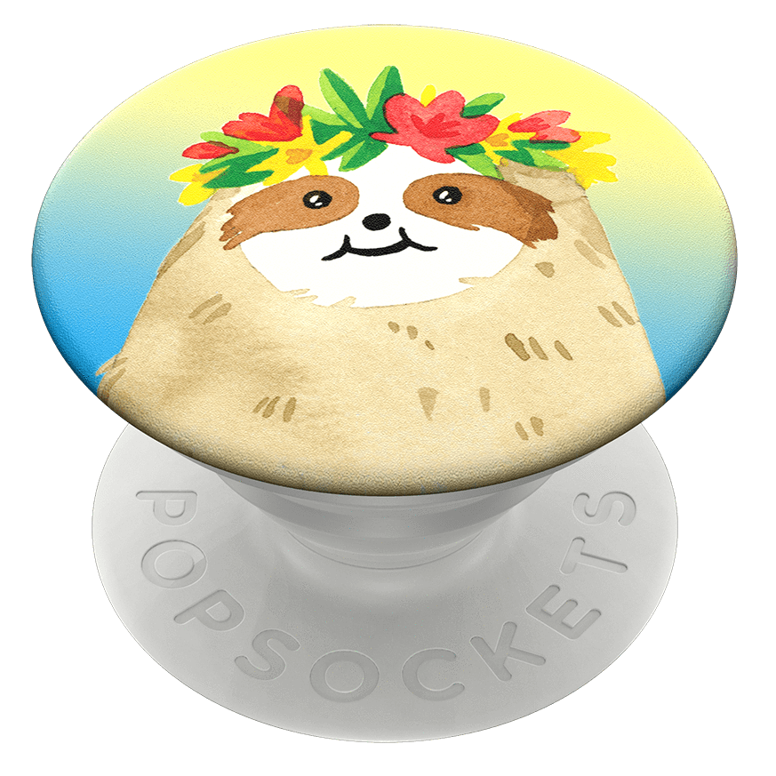 Suport, PopSockets, PopGrip 2gen, Aloha Sloth Gradient