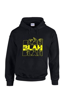 Hanorac adulti Blah, Blah, Negru Hanorac adulti Blah, Blah, Negru