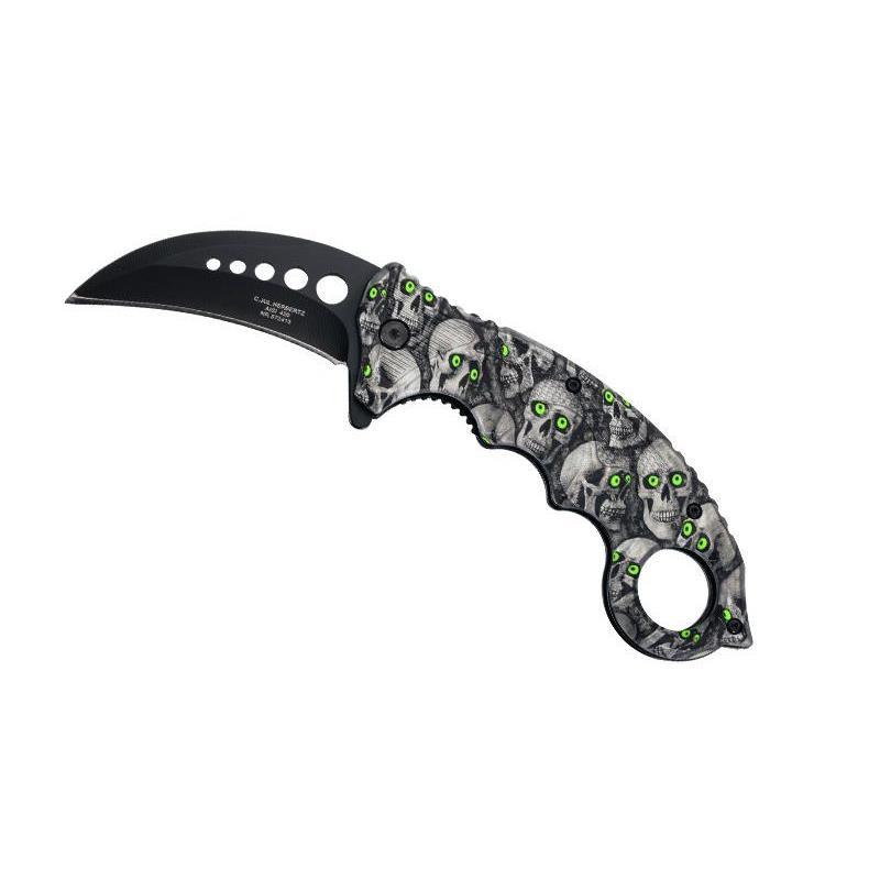 Briceag, Herbertz, Karambit, Craniu, 13 cm