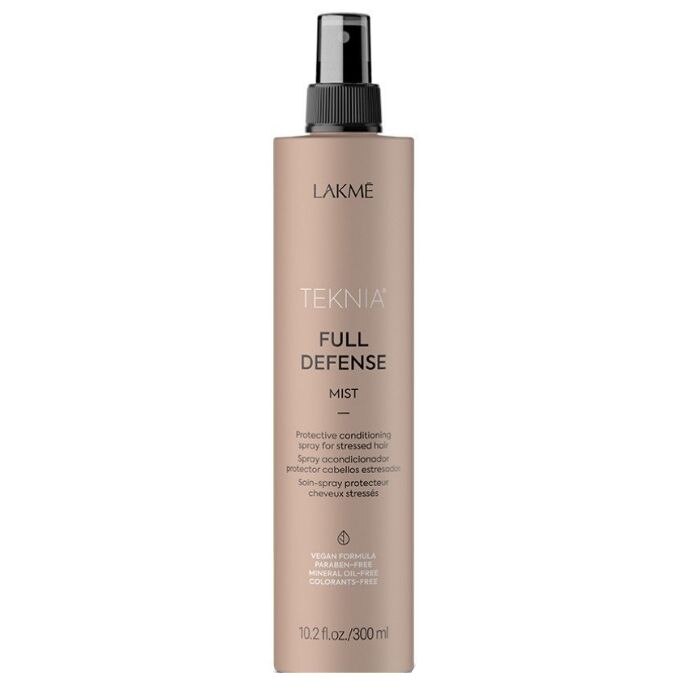 Tratament spray protector pentru par stresat, Lakme, Full Defense Mist, 300 ml