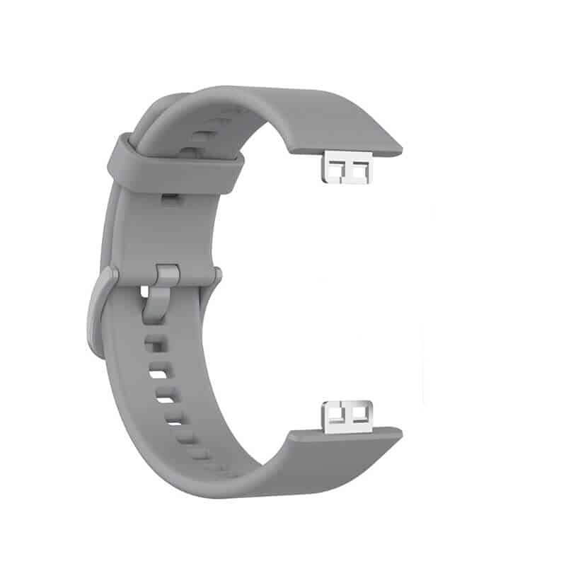 Curea Bratara Edman pentru Huawei Watch Fit, siliconica, Gri