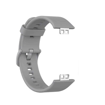 Curea Bratara Edman pentru Huawei Watch Fit, siliconica, Gri Curea Bratara Edman pentru Huawei Watch Fit, siliconica, Gri